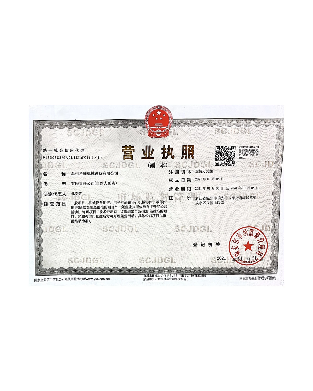 Business License