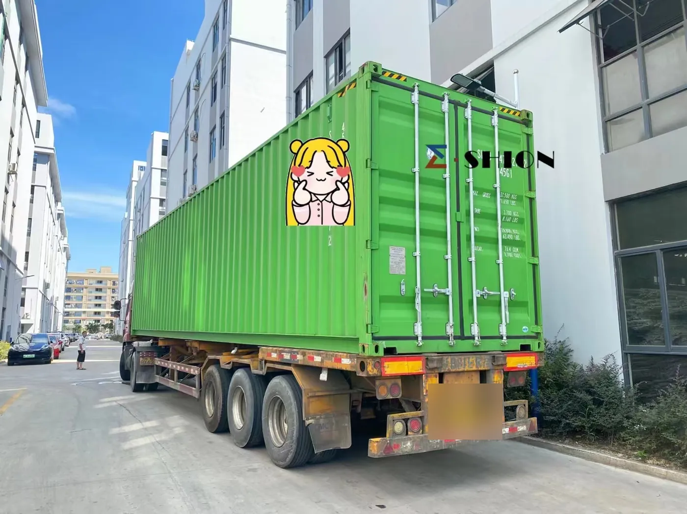 45-foot container loaded at the E-SHION factory 45-foot container loaded at the E-SHION factory | E-SHION Machinery