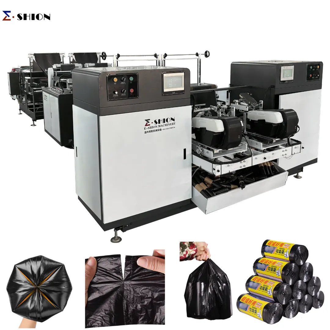 ES-L-500X2 Star Sealing & Flat Bag Making Machine - E-SHION Machinery