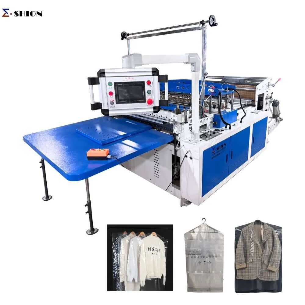 Garment Bag Making Machine in Action