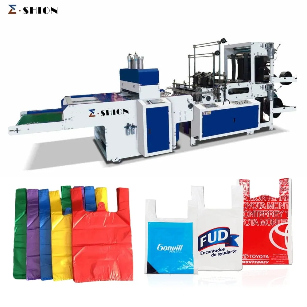 T-Shirt Bag Making Machine in Action