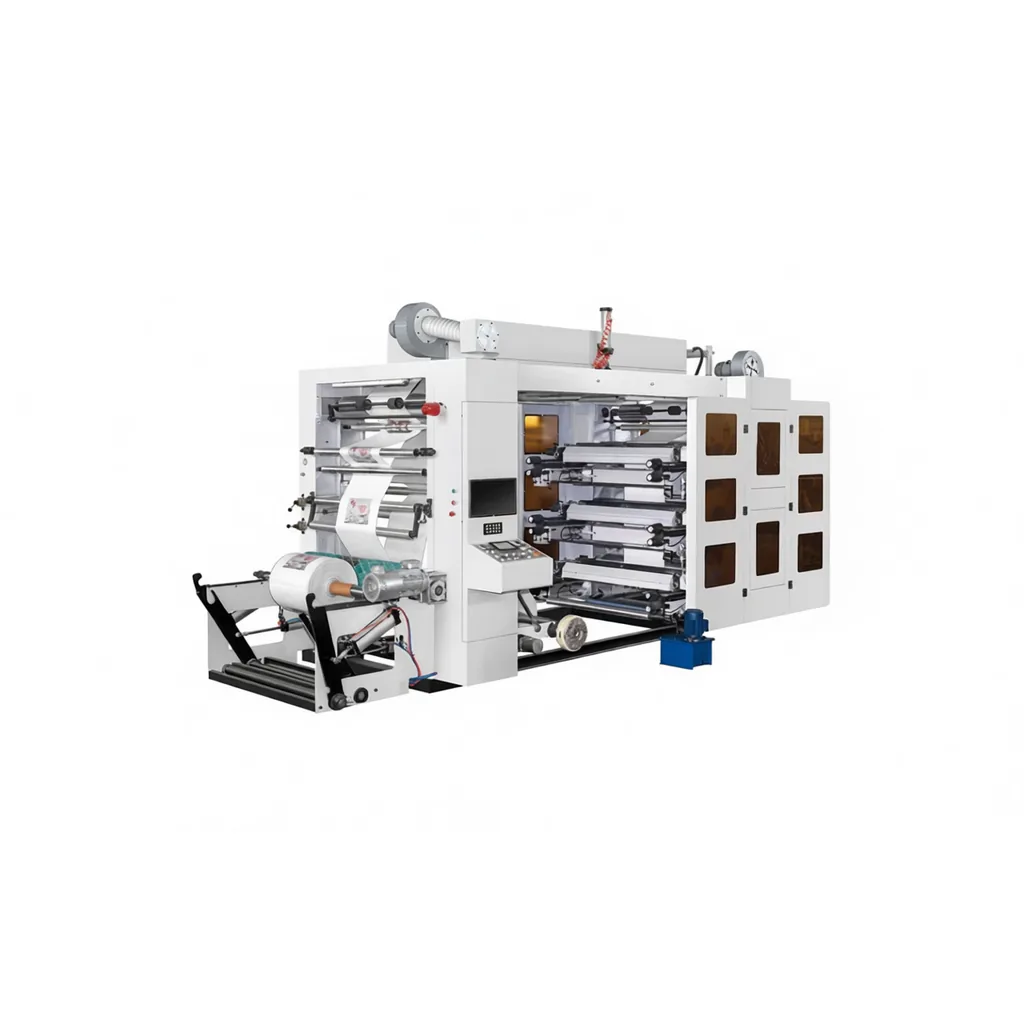YTB-A 61000 Six-Color Stack Flexo Printing Machine YTB-A 61000 Six-Color Stack Flexo Printing Machine