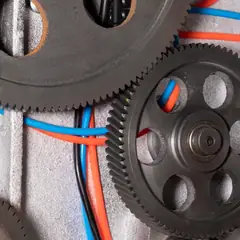 Photo 4 of 6 — Helical gear driving