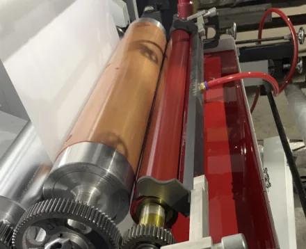 Photo 5 of 6 — Anilox roller and doctor blade