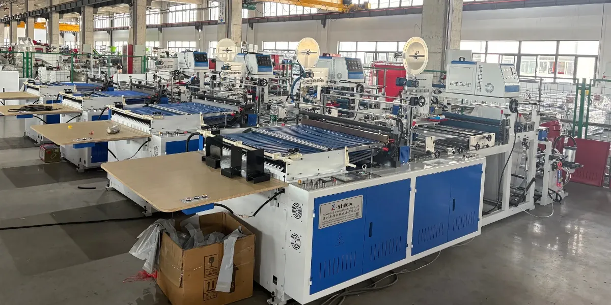 E-SHION production hall with machinery rows